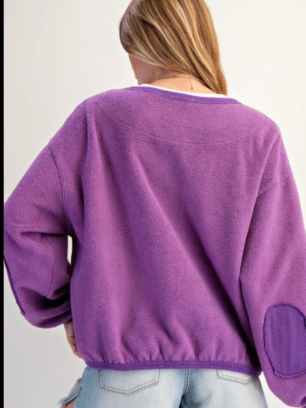 426 EASEL SOFT WASHED FLEECE JACKET -SOFT AND COZY TEXTURED FLEECE FABRIC
